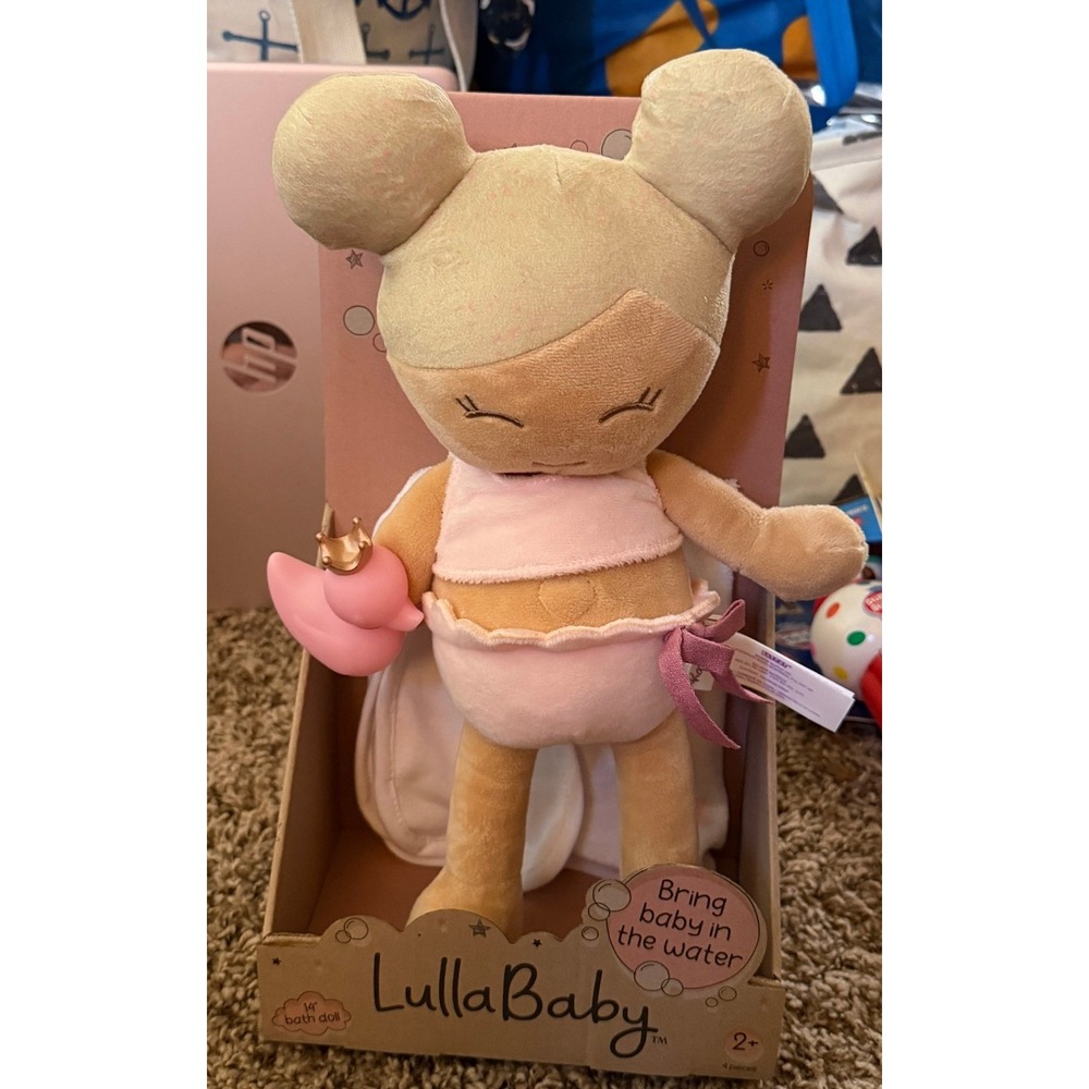 Battat-Lulla Baby Plush Bath Doll (Blonde Hair & Fair Skin) (NWT)